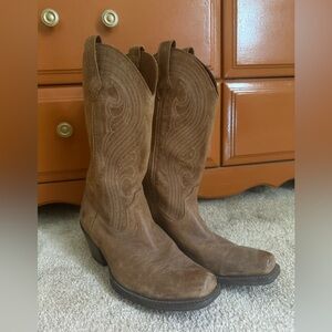 Ariat Brown Leather Cowboy Boots